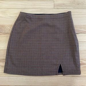 Abercrombie mini stretch patterned skirt